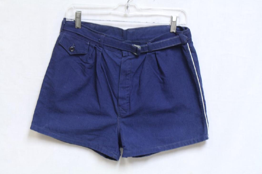 Vintage 1940s Jantzen Swim Trunks: cotton fabric, great condition - 33 waist/14 length
