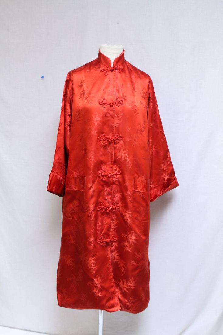 Vintage 1960s Red Satin Japanese Jacket (1 of 6)
