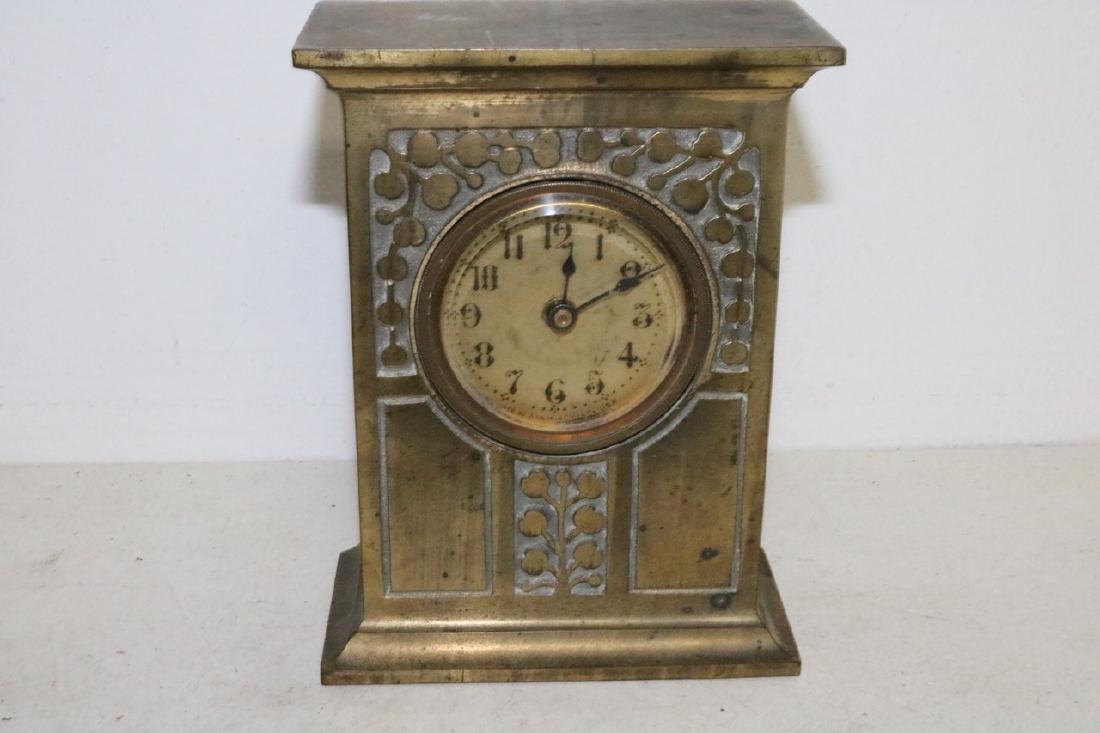 Antique Ansonia Brass Case Clock (1 of 4)