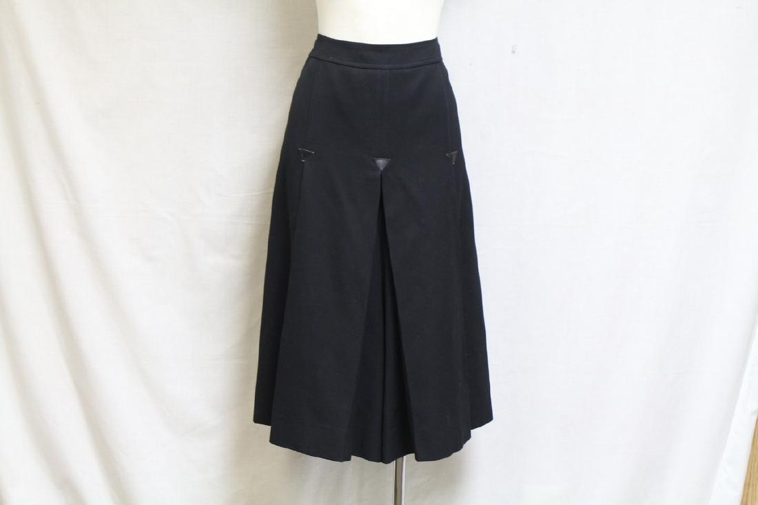 Vintage 1990's Celine Gabardine Gaucho Pants: wool gabardine fabric, excellent condition, fully lined. 32 waist/ length