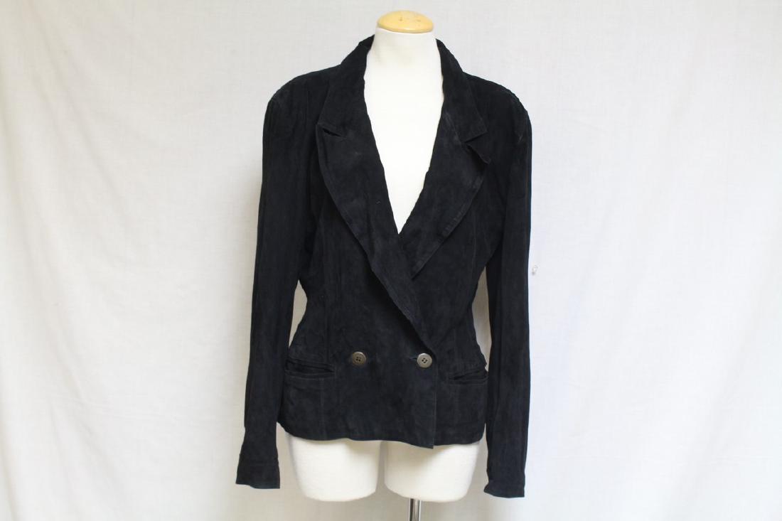 Vintage 1980's Claude Montana Suede Jacket (1 of 4)