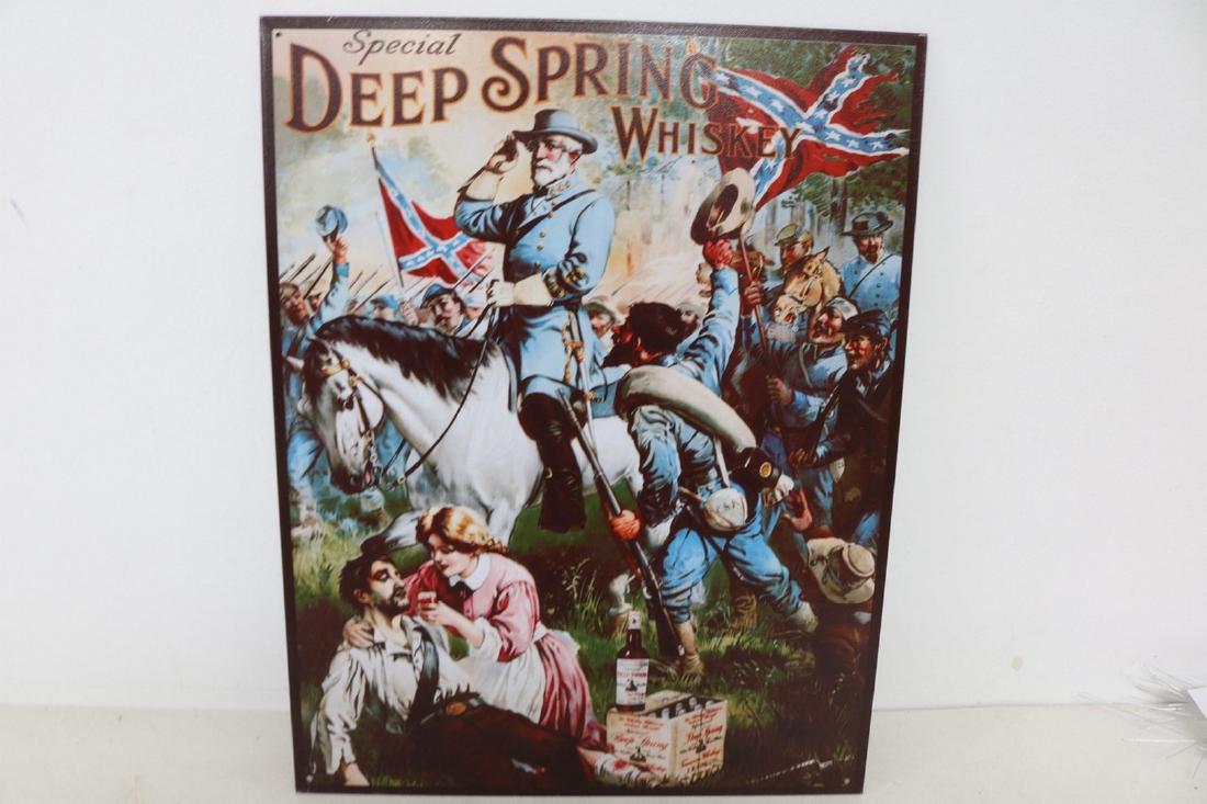 Deep Spring Whiskey Advertising sign (1 of 1)
