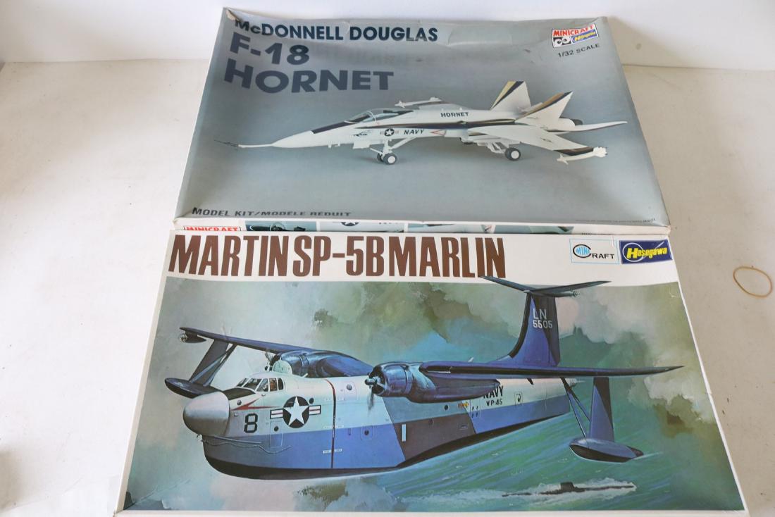Lot of 2 Model Military Airplanes (1 of 6)