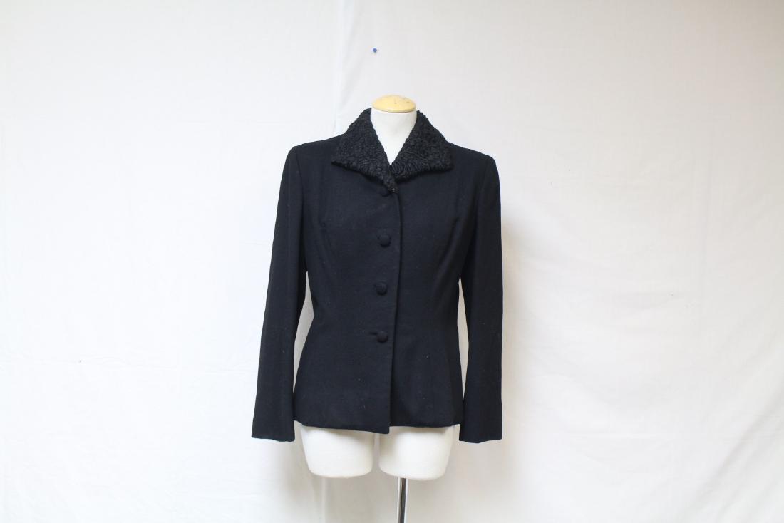 Vintage 1950s Cashmere & Fur Jacket (1 of 3)