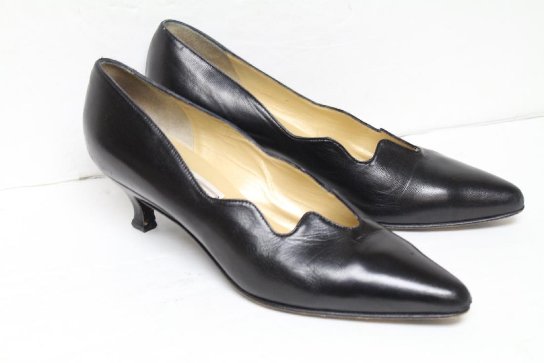 Vintage 1980s Henri Bendel Leather Heels (1 of 5)