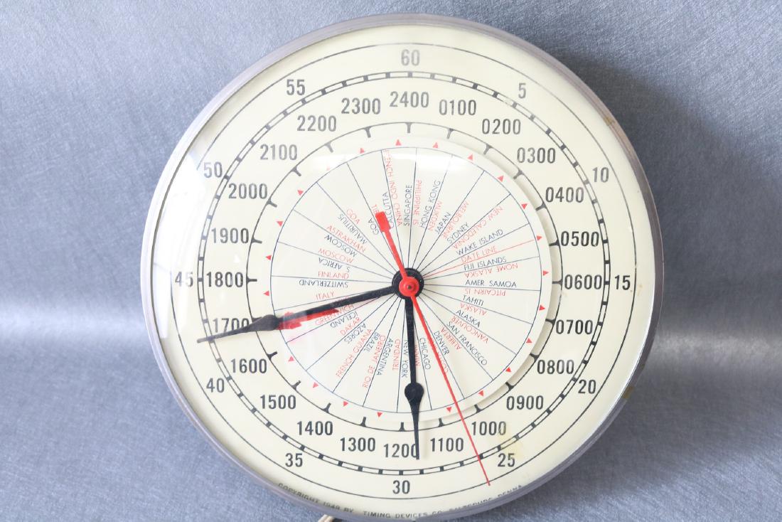 1949 World Clock, by Timing Devices Co. (1 of 5)