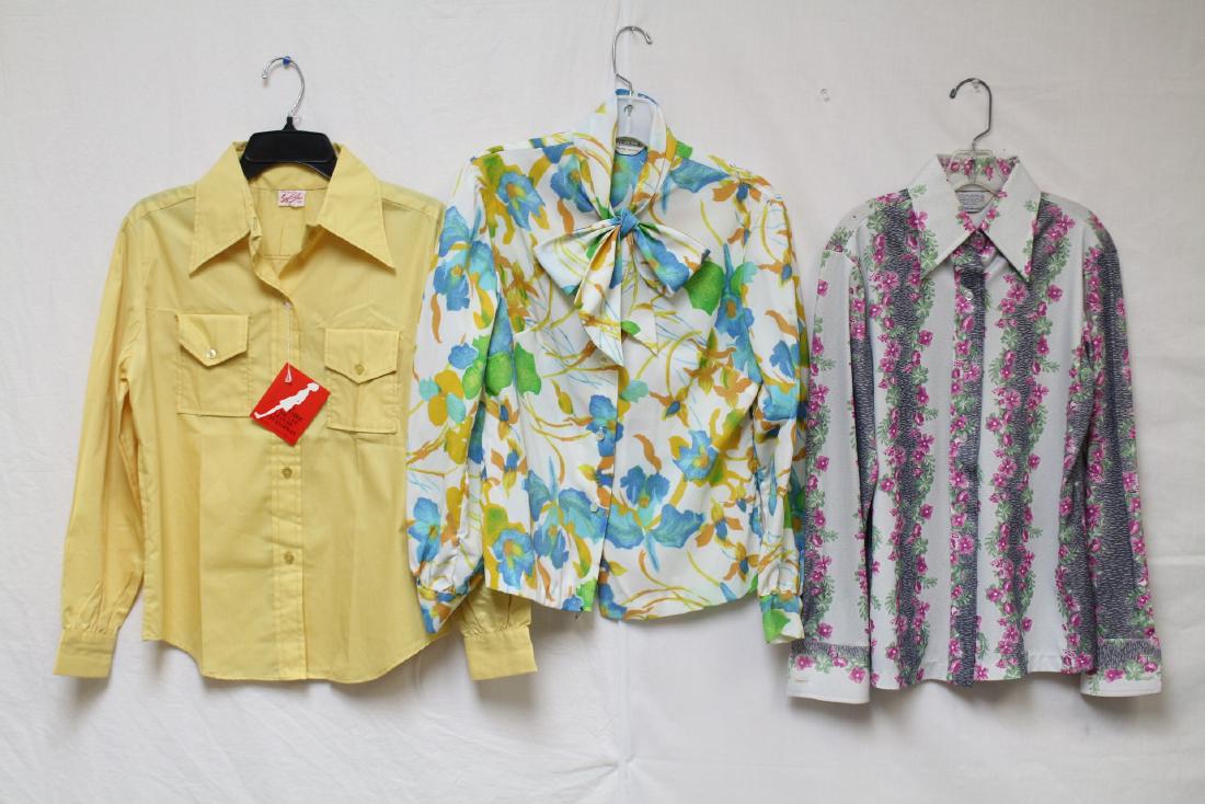 Vintage 1970s Lot of Ladies Blouses (1 of 5)
