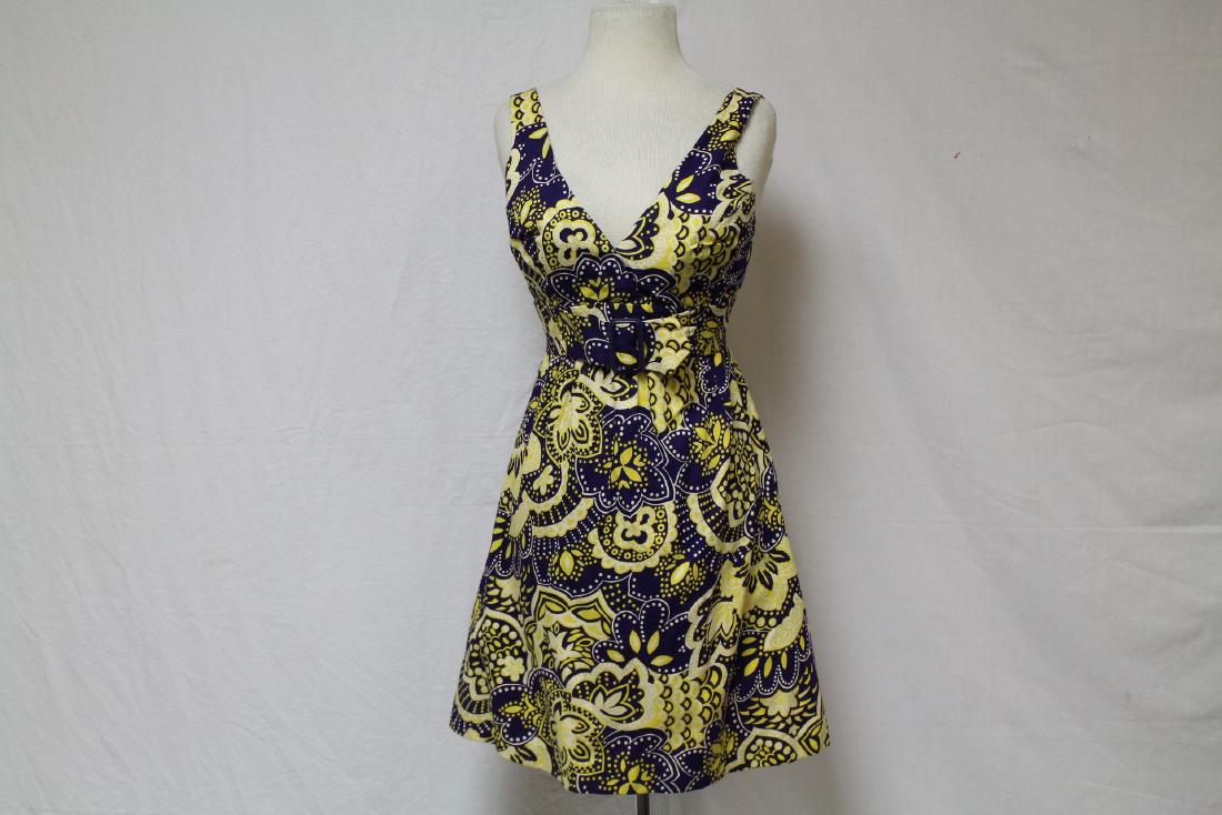 Vintage 1960's Batik Print Summer Dress (1 of 6)