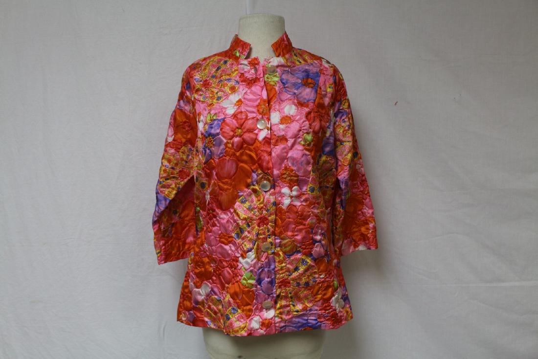 Vintage 1960's Jean Atkin Quilted Bed Jacket (1 of 6)