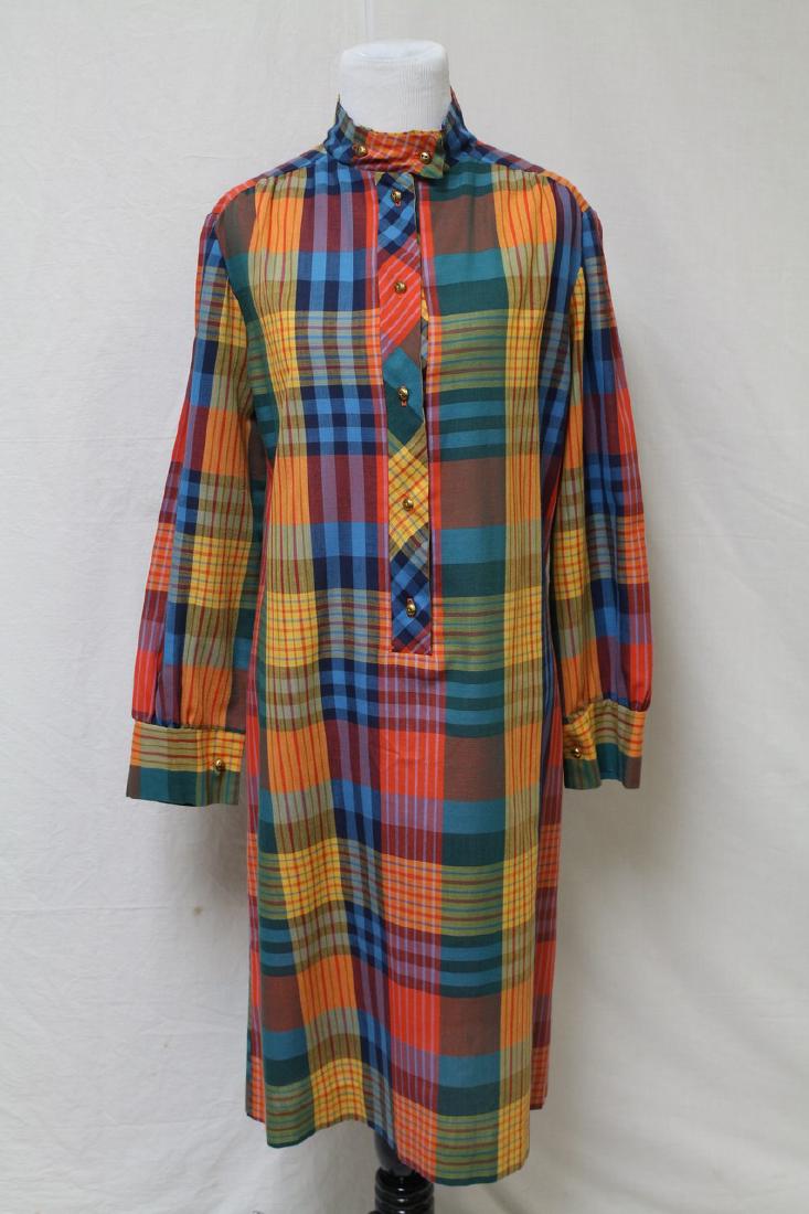 Vintage 1970's Plaid Dress (1 of 4)