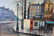 Linca, Modernist Oil Painting City Scape, New York - 2