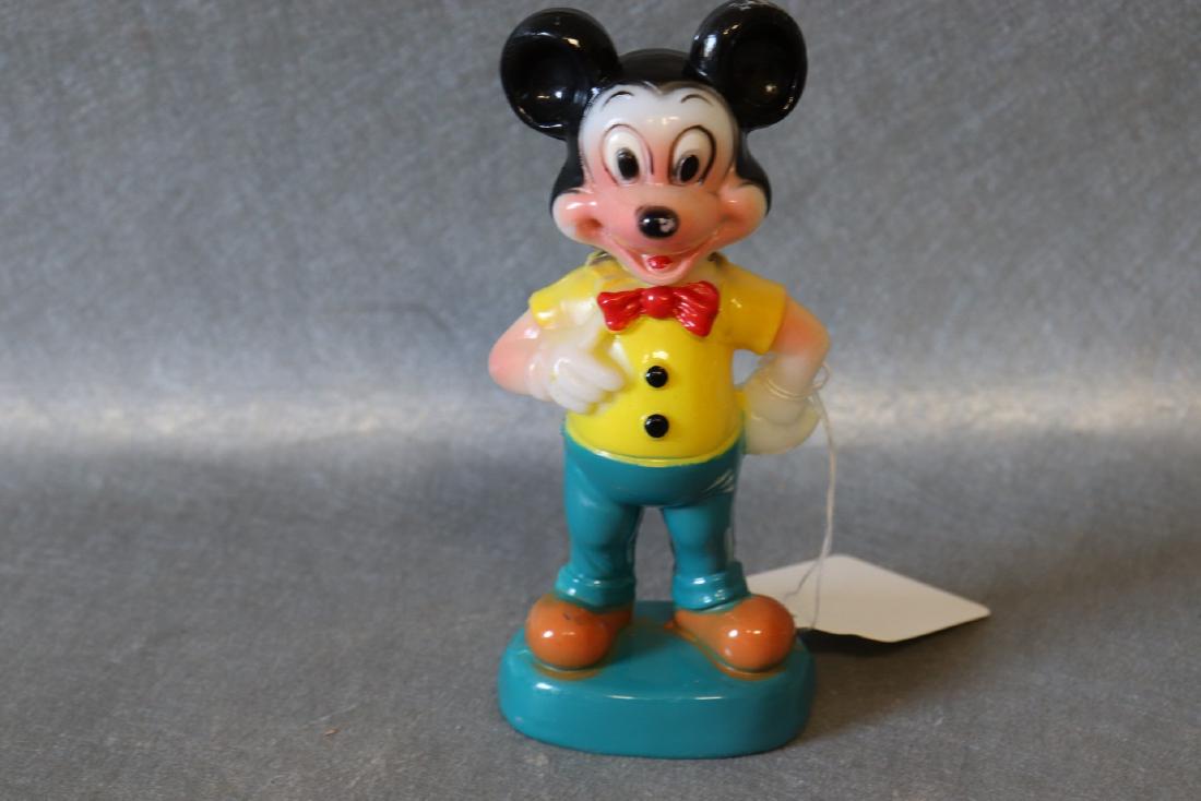 vintage mickey mouse plastic figurine