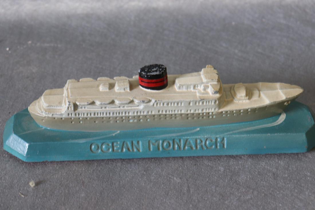 Vintage Ocean Monarch Metal Ship (1 of 3)