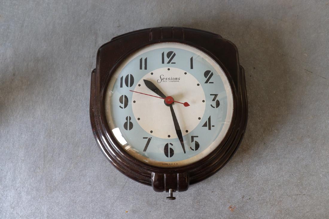 Vintage Sessions Sel Starting Electric Clock: made in USA, in great condition