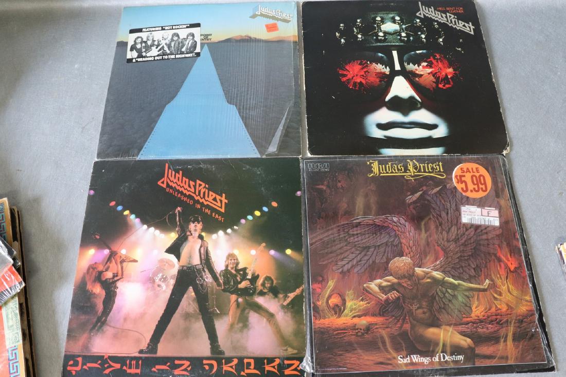 Vintage Lot of 4 Judas Priest Vinyl Record Albums (1 of 14)