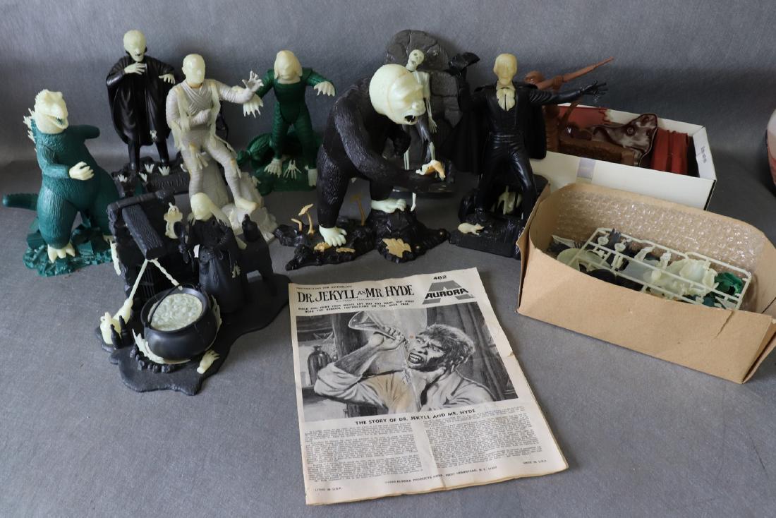 Vintage Aurora 1960s Glow in the Dark Monsters Lot of 9 (1 of 12)