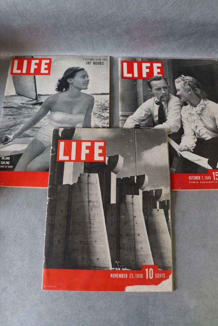 Life Magazines Lot of 3, First Publication Nov 1936 (1 of 4)
