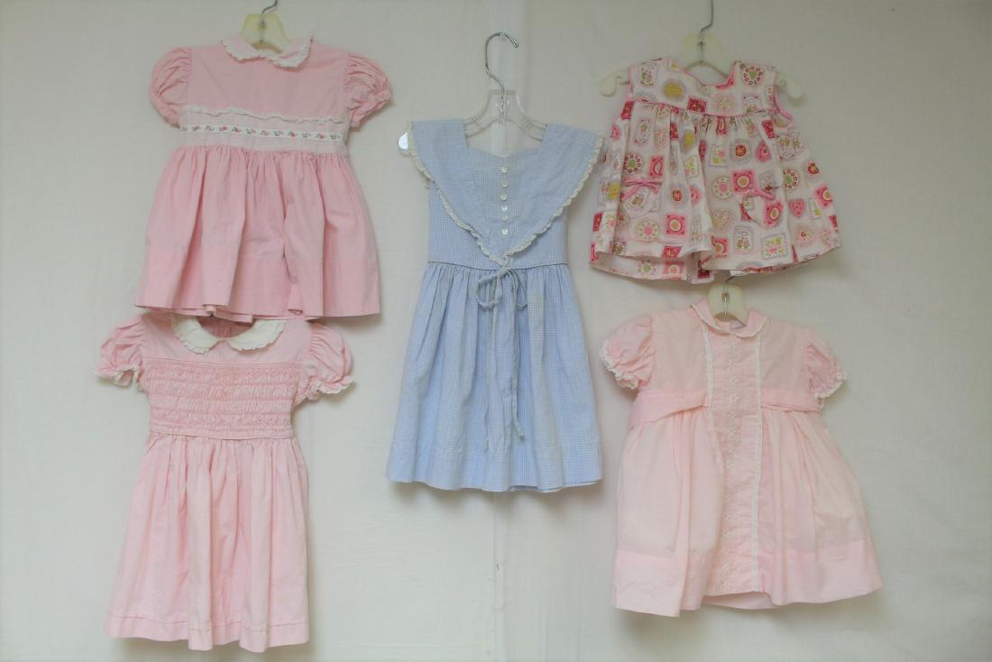 Vintage Lot of 5 1960's Children's Dresses (1 of 11)