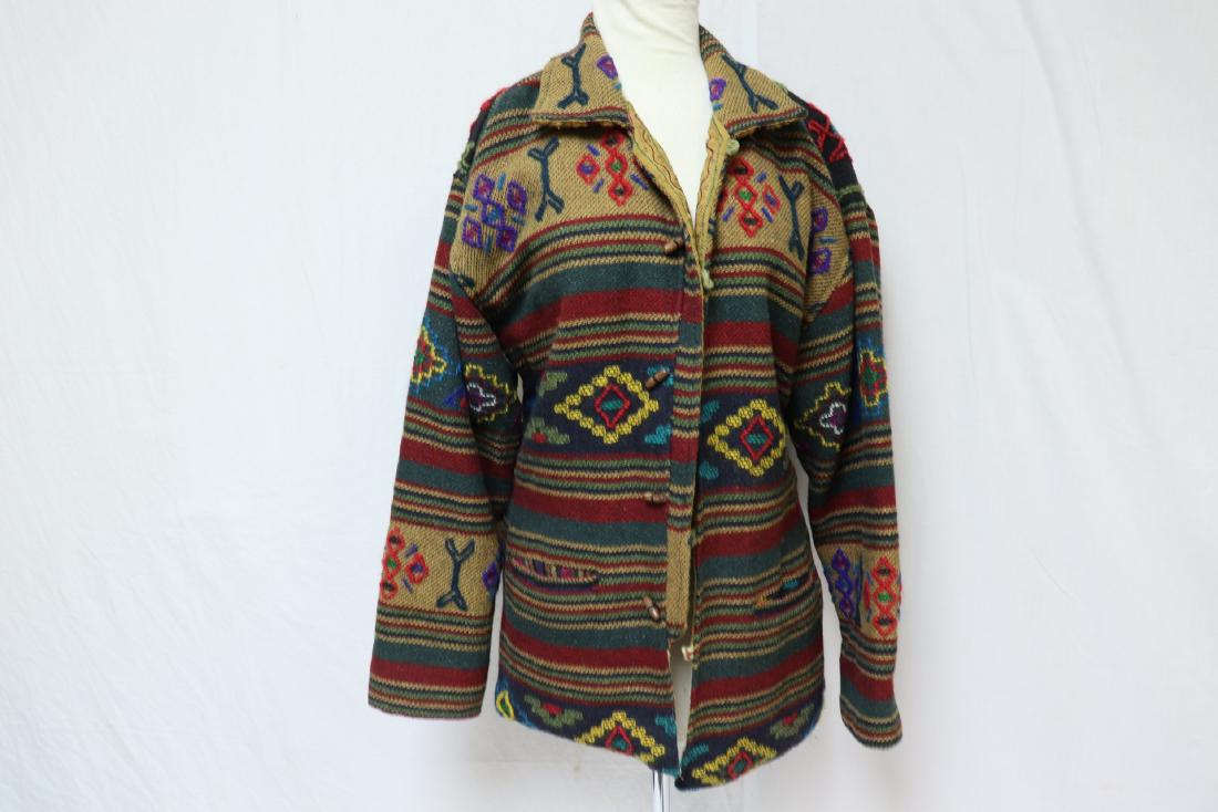 Vintage Wool Jacket Made in Nepal (1 of 8)