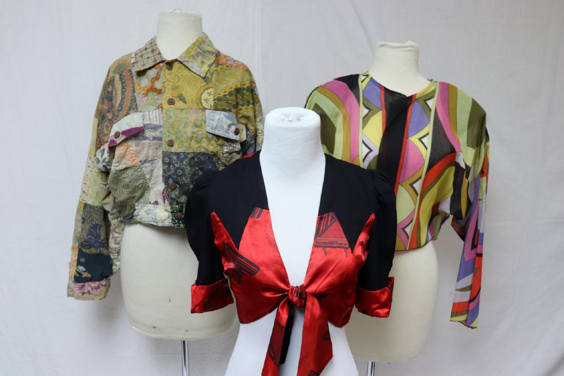 Lot Of 3 1970-80's Vintage Style Jackets/Tops (1 of 10)