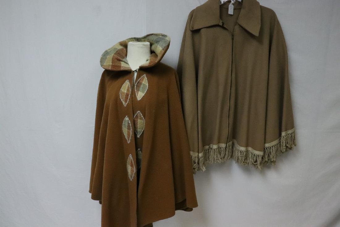 Lot of 2 Vintage 1970's Wool Capes (1 of 7)