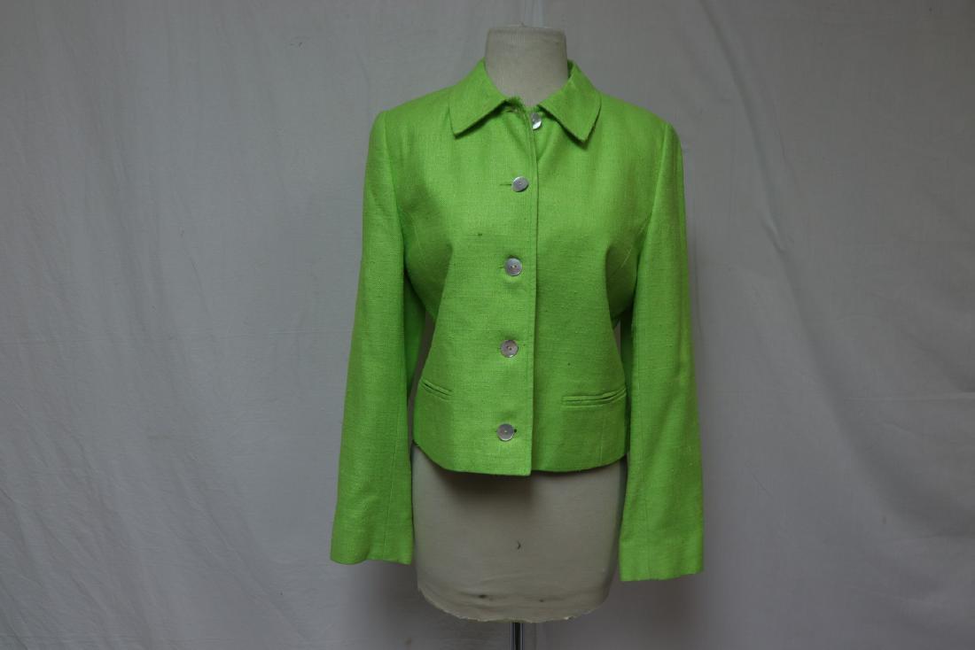 House Logan Silk Lime Green Jacket (1 of 5)