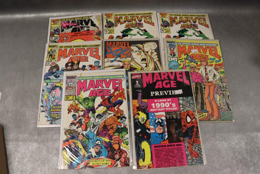 Lot of 8 Marvel Age Comic Books (1 of 4)