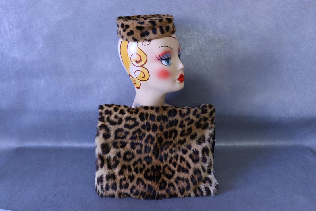 Vintage Leopard Fur Hat & Muff (1 of 6)