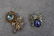Lot of 5 Vintage Pins W Rhinestones and Pair of Clip-on - 3