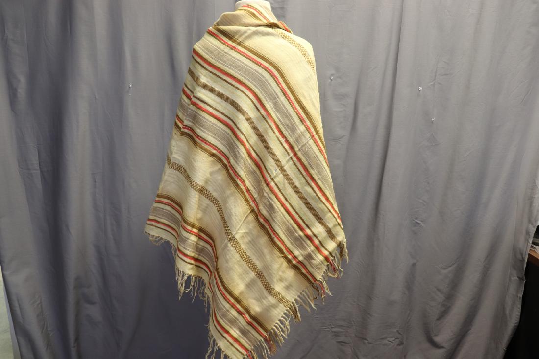 c1920 Vintage Southwestern Wool  Shawl Blanket (1 of 6)