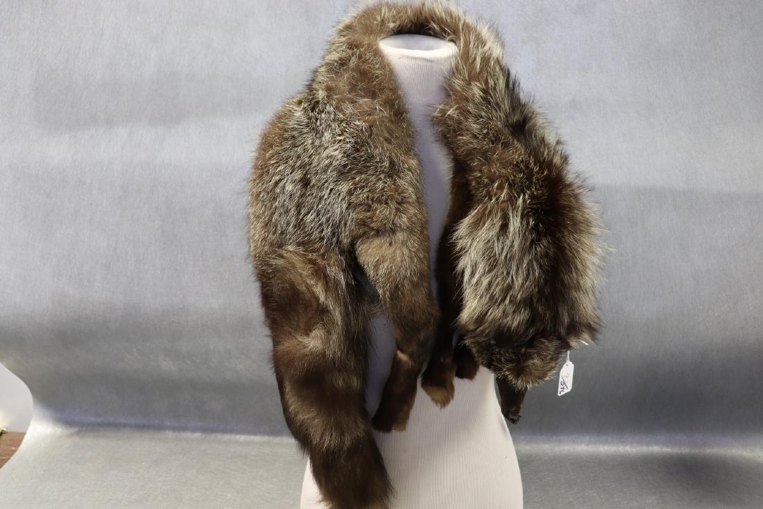 1950's Fox Pelt Wrap, Full Body & Head (1 of 5)