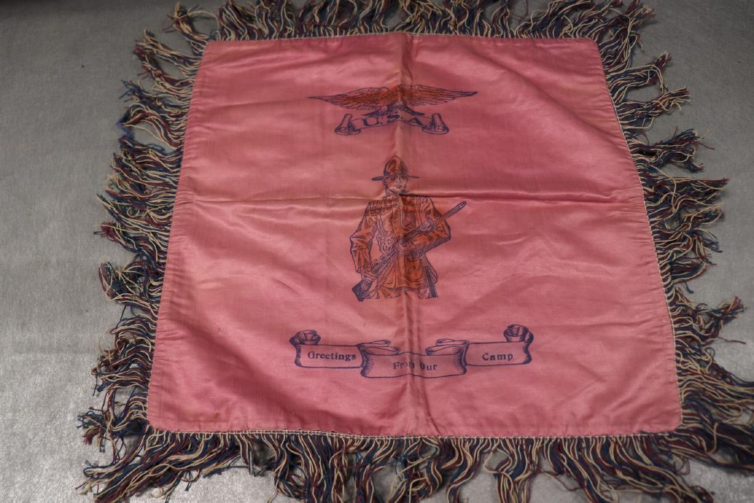 Vintage WWII Chintz Pillow Cover Souvenir (1 of 5)