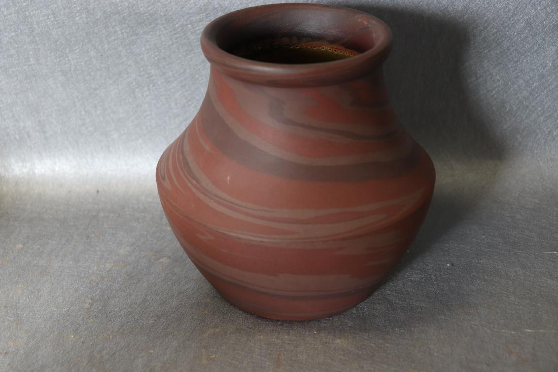 Niloak Missionware Red Pottery Swirl Vase (1 of 4)