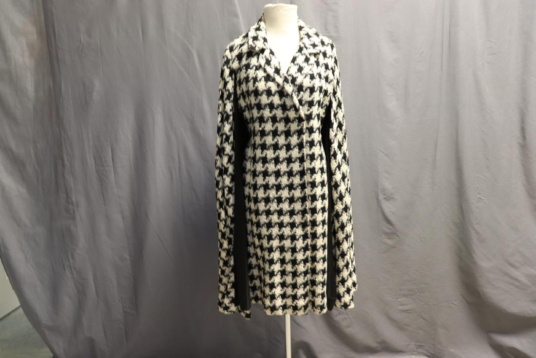 Vintage 1960's Houndstooth Cape Coat (1 of 8)
