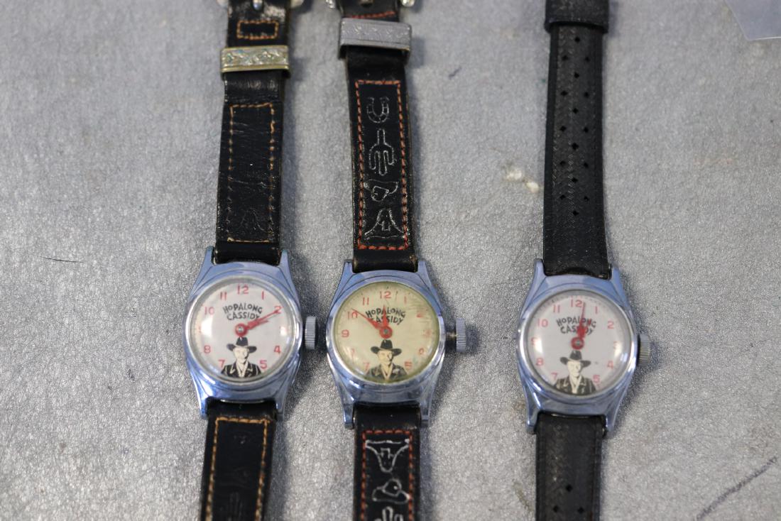 Lot of 3 Vintage Hop along Cassidy Watches