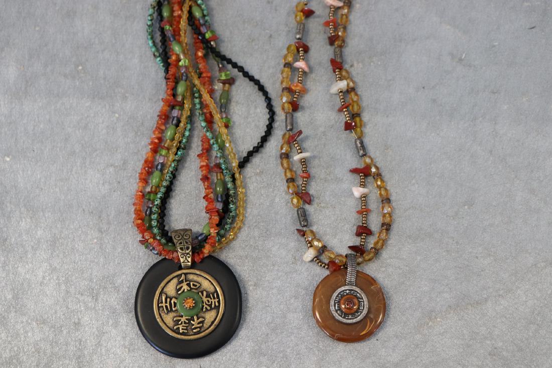 Lot of 2 Vintage Chico's Statement Necklaces (1 of 12)