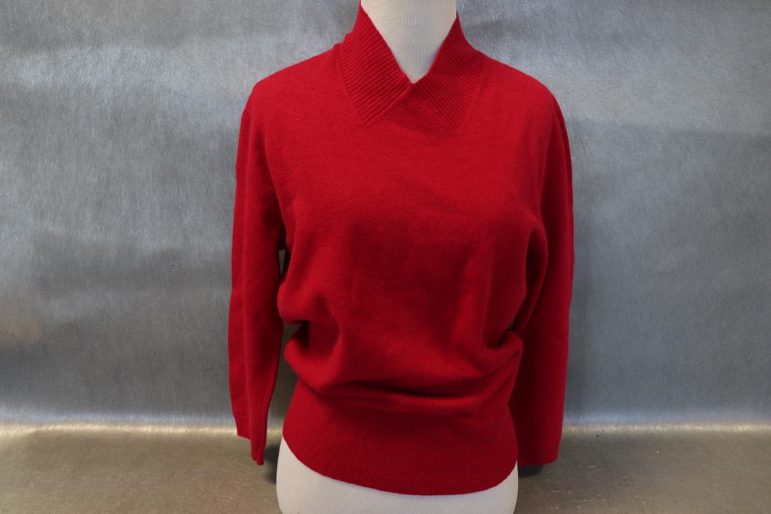 Wool Pullover Sweater, From Italy: Measures 36" at bust23" long. Great condition.