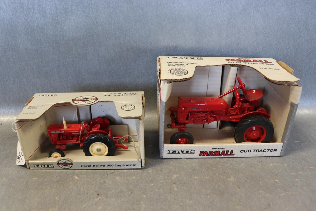 Lot of 2 ERTL Tractors (1 of 4)