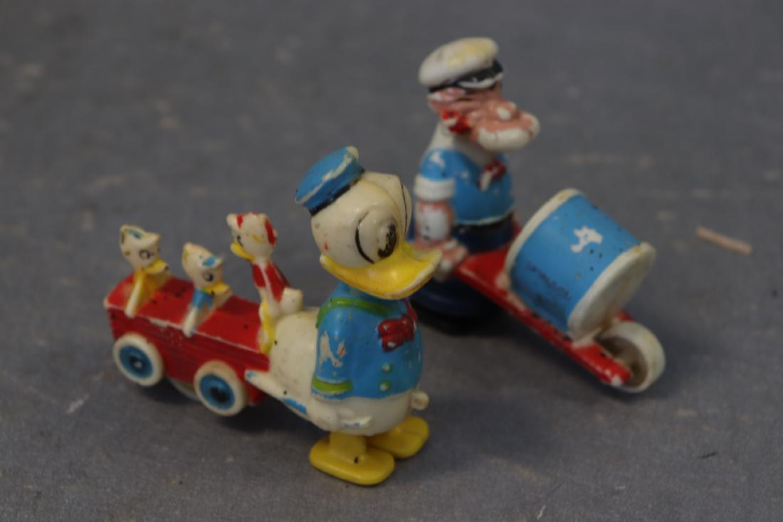 Lot of 2 Vintage Toys, Popeye and Donald Duck (1 of 8)