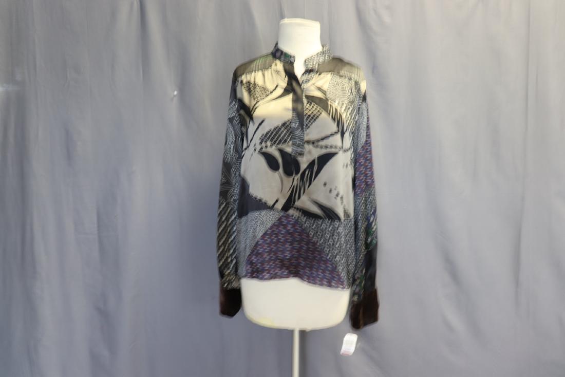 Old Store Stock Silk Blouse by Etro, Italy (1 of 9)
