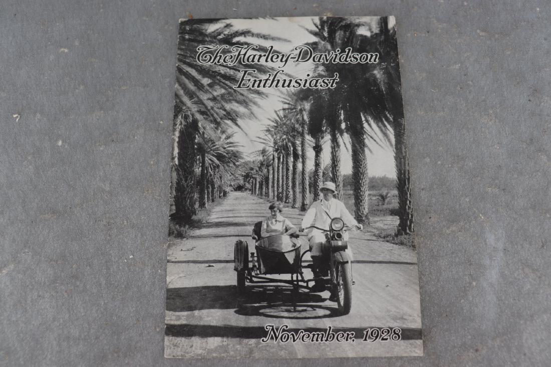 1928 The Harley-Davidson Enthusiast Magazine: great condition, November 1928