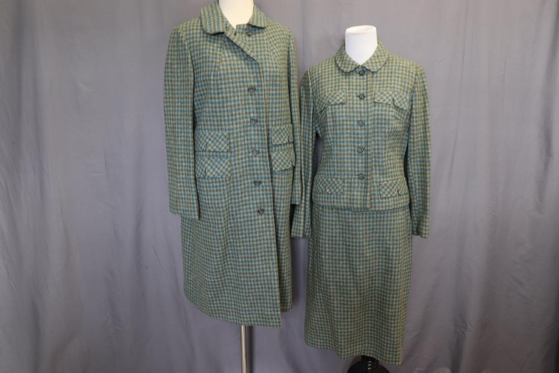 1970's 3-Piece Pendleton-Like Wool Skirt, Jacket, Coat (1 of 11)