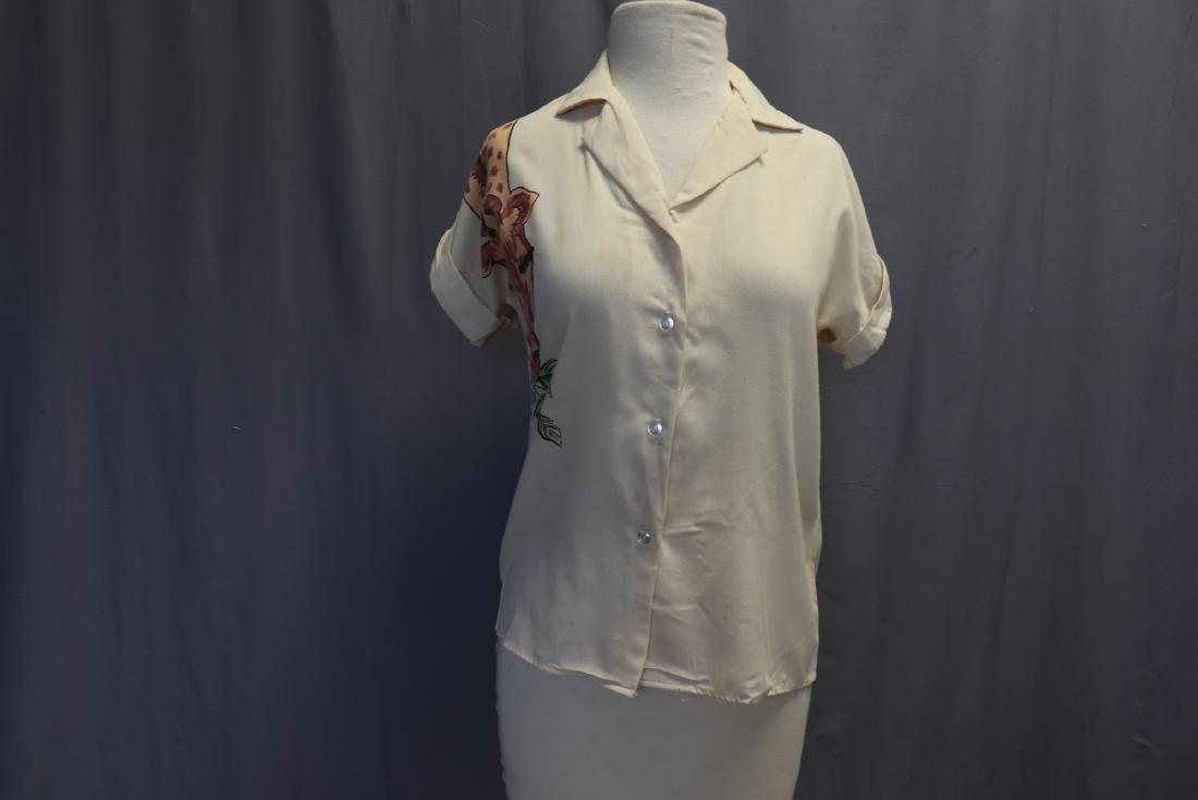 Vintage 1970's Giraffe Blouse, by Crossandra (1 of 7)