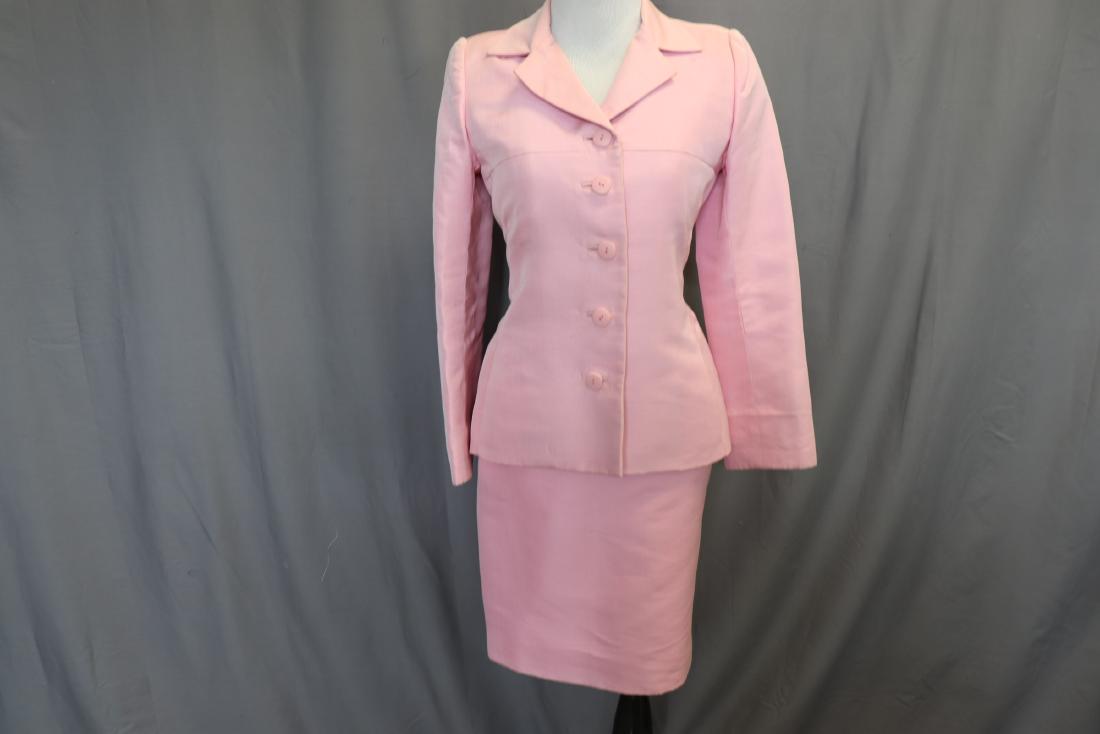 Vintage Oscar de la Renta Raw Silk Skirt & Jacket (1 of 10)