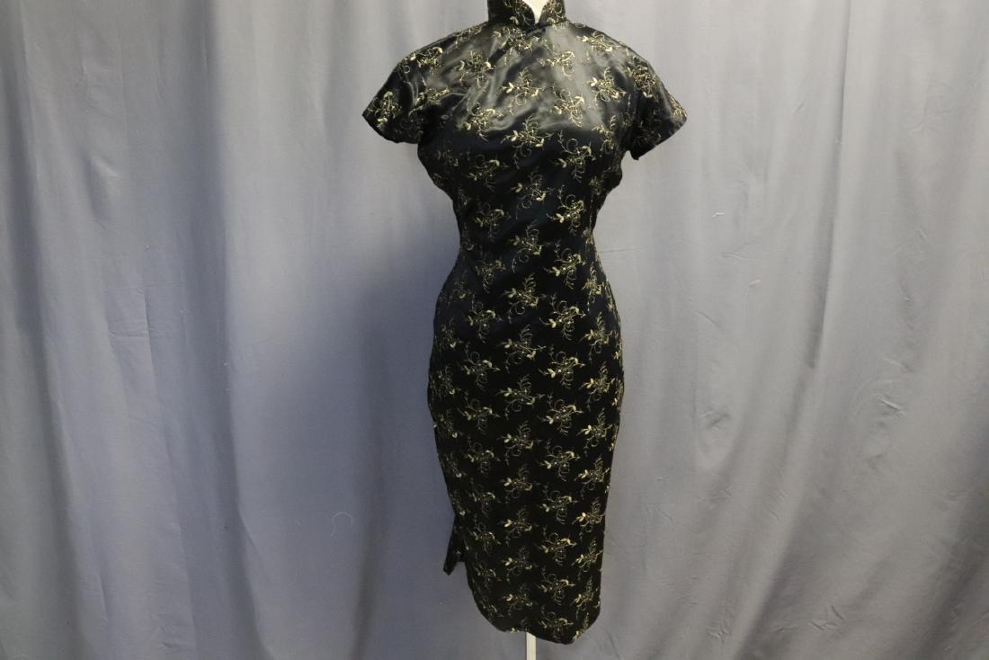 Vintage 1960's Cheongsam Embroidered Dress (1 of 5)