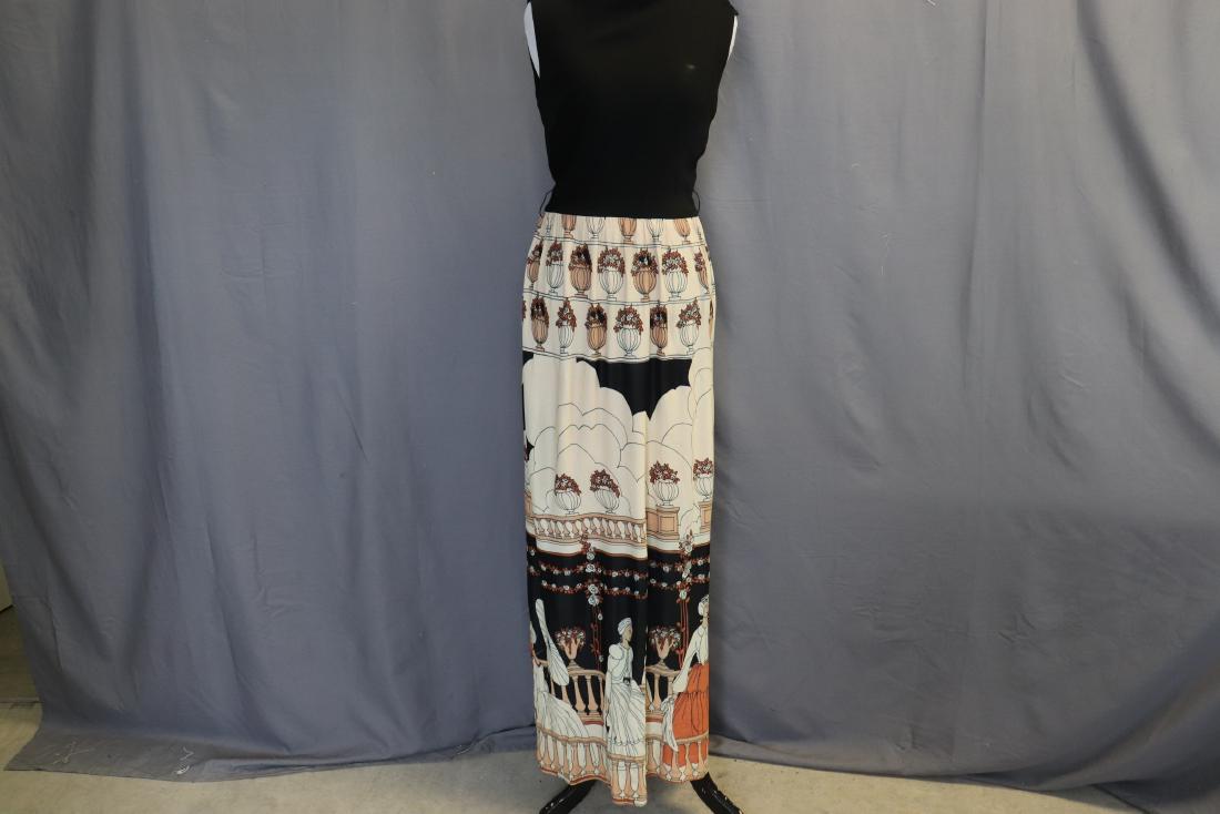 1960/70's Picture Print Maxi Dress (1 of 7)