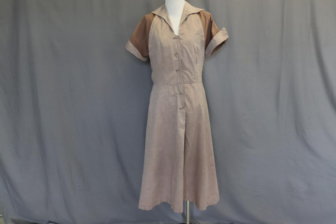 Vintage 1950's Cotton Waitress Dress (1 of 5)