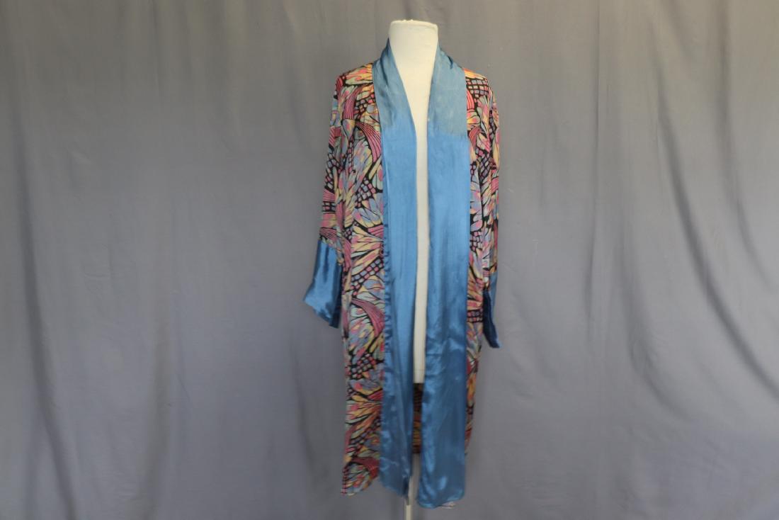 Vintage 1920's Silk Blend Robe (1 of 7)