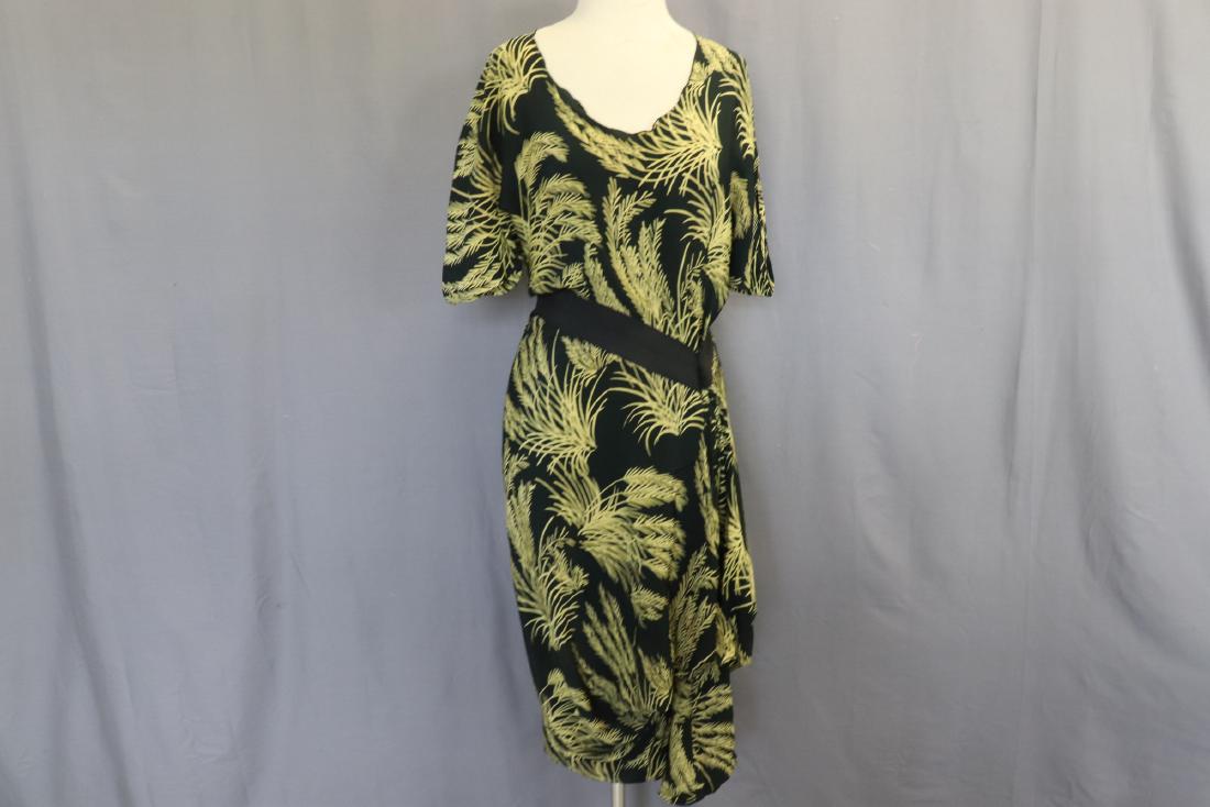 Vintage 1940's Silk Print Dress (1 of 7)