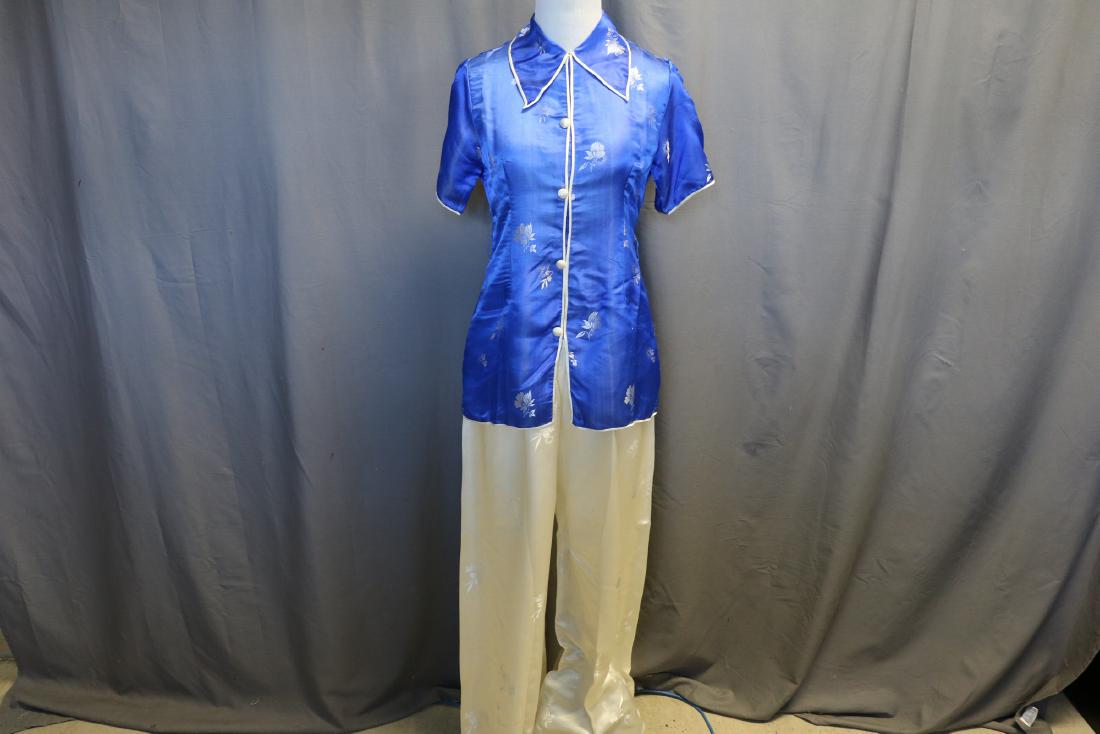 1930's Silk Asian Pajama Set (1 of 6)
